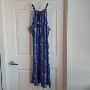 Beautiful dress summer purple